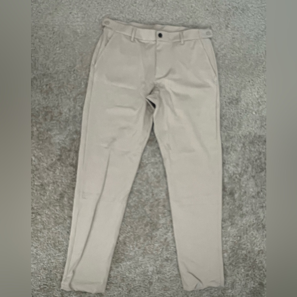 YoungLA Tan Chinos Classic Fit Cotton Blend